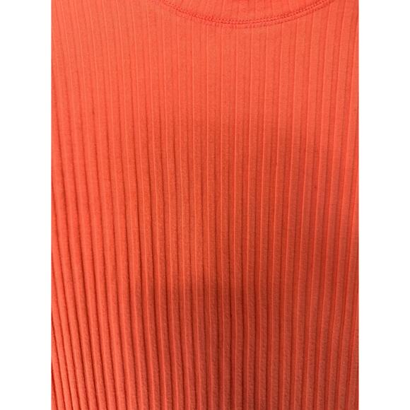 Free‎ People Movement Pink Active Gym Ribbed Long Sleeve Cuffins Shirt Medium - Picture 6 of 14
